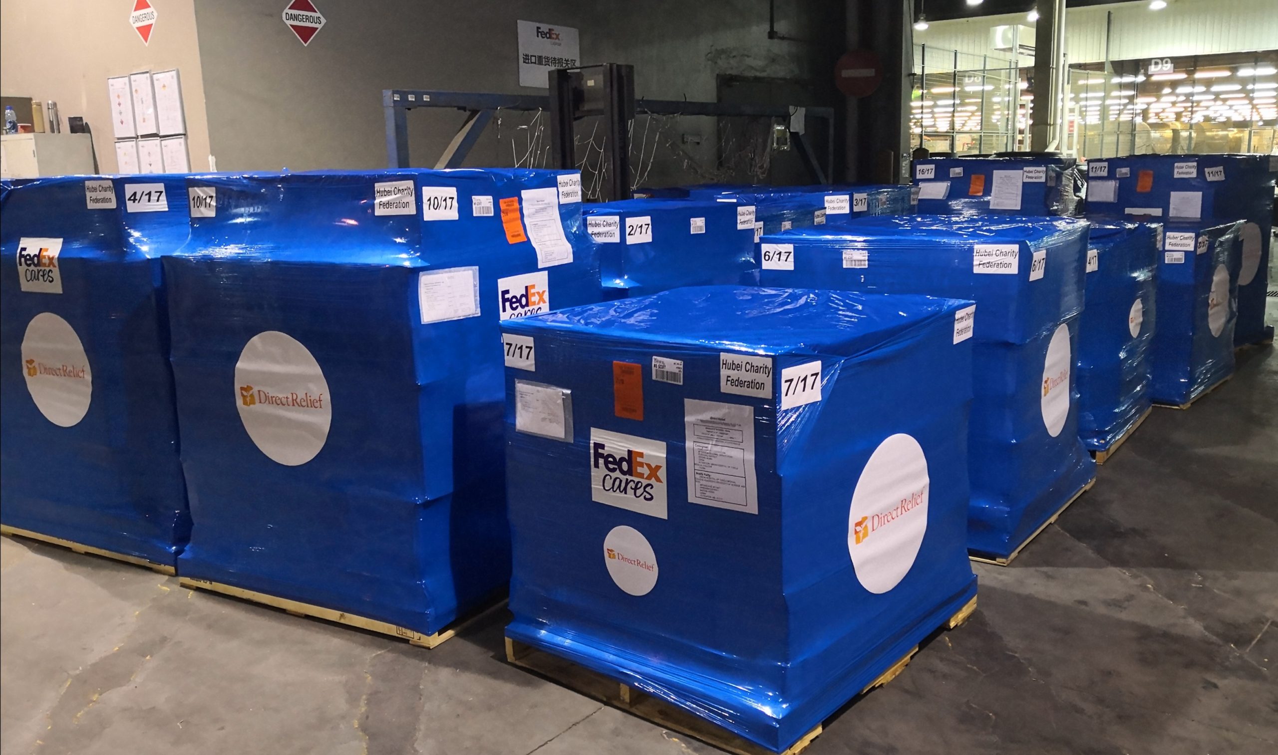 FedEx Assists Aid Organization Direct Relief Logistics Manager