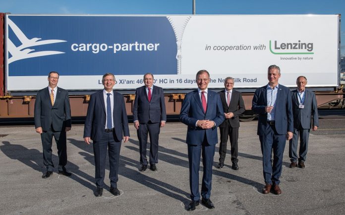 cargo-partner Sends Block Train from Linz to Qingdao for Lenzing AG
