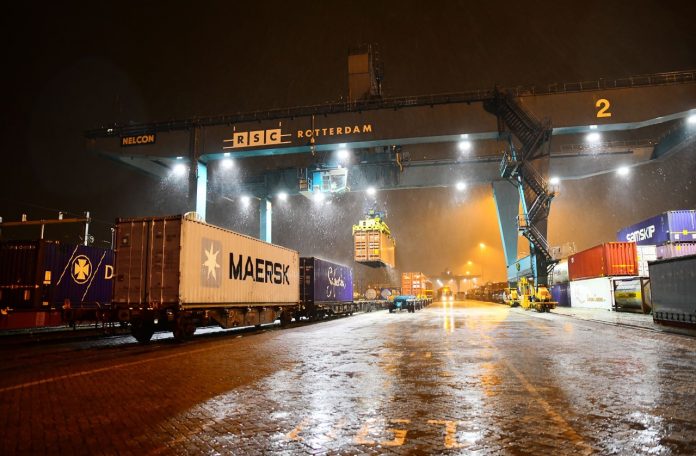 Maersk Dispatches First Train From Rotterdam to China