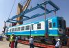 "K" Line Delivers New Railway Coach to Myanmar