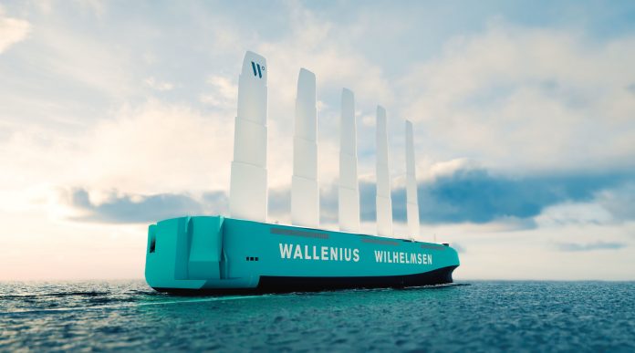 Wallenius Wilhelmsen Showcases First Full-scale Wind-powered RoRo Ship