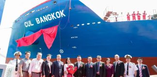 CULines Delivery of New Vessel CUL BANGKOK