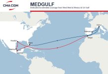 CMA CGM Launches MEDGULF Service to Connect West Med to US Gulf and Mexico