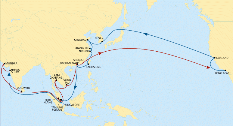 MSC expands Sentosa service to Mundra, Nhava Sheva, & Colombo