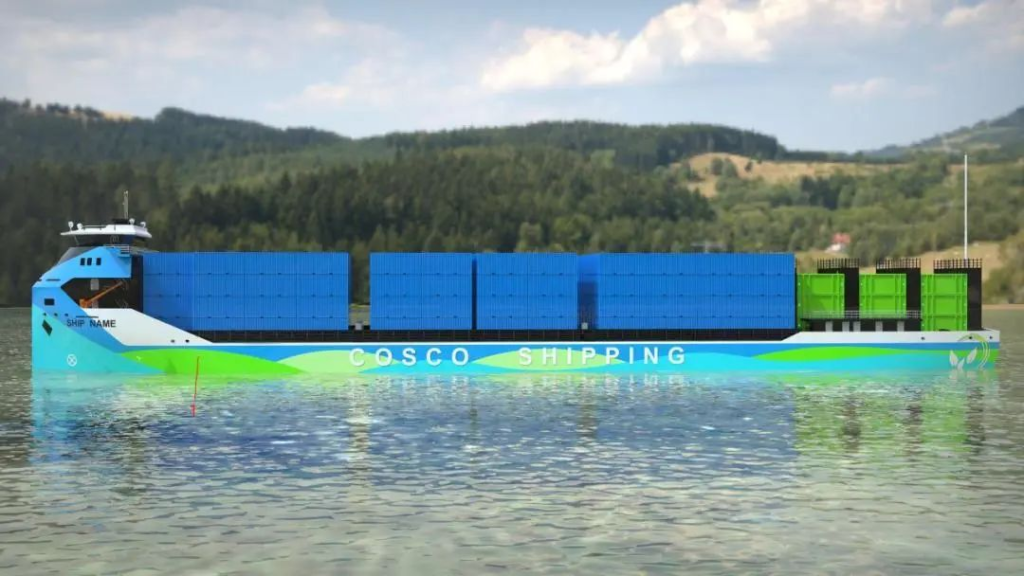 COSCO SHIPPING เริ่มก่อสร้างเรือขนส่งตู้สินค้าพลังงานไฟฟ้าขนาด 700 ที ...