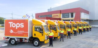 Tops DHL Supply Chain Thailand Electric Trucks