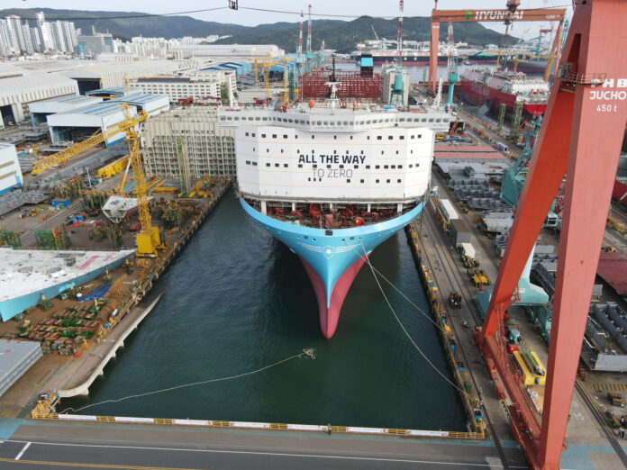 Maersk Methanol-enabled Vessel AE7