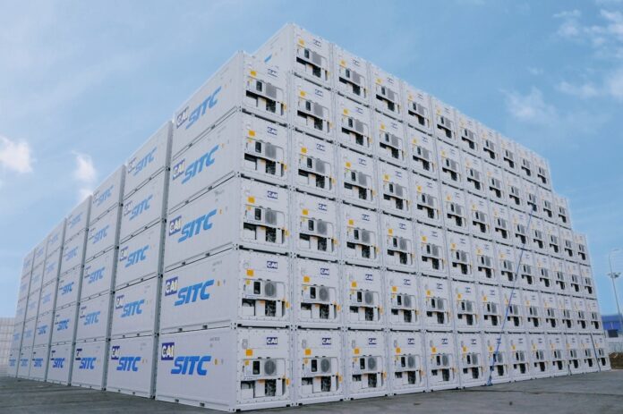SITC Line 2000 TEU Inverter Compressor Energy-Saving Reefer Containers