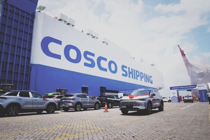 Cosco Shipping largest green car vessel