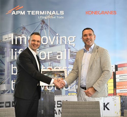 APM Terminals Maasvlakte II Konecranes Automated Horizontal Transport System