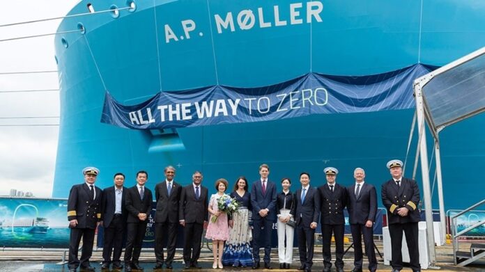 Maersk Dual-Fuel Methanol Vessel A.P. Møller