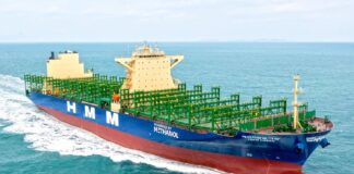 HMM First Methanol-Powered Containership HMM GREEN