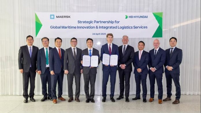 HD Hyundai and Maersk sign MOU for Cooperation on Decarbonisation Technology and Integrated Logistics Services