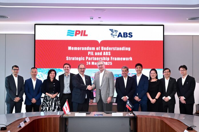 PIL and ABS Sign MOU to Advance Maritime Operations and Technologies 1 PIL ABS MOU Advance Maritime Operations Technologies