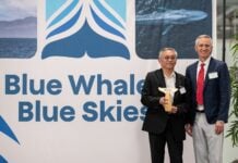 Yang Ming Award Blue Whale Emissions Protection U.S. West Coast