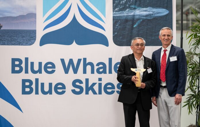 Yang Ming Award Blue Whale Emissions Protection U.S. West Coast