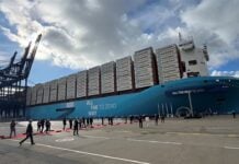 Maersk Dual-Fuel Methanol Vessel "Adrian Mærsk" Rotterdam