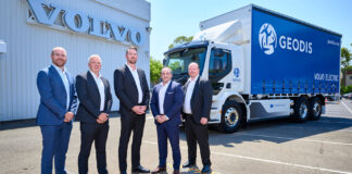 GEODIS 40 Years Volvo Electric Truck Australia