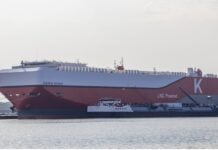 "K" LINE Bio-LNG Bunkering Car Carrier