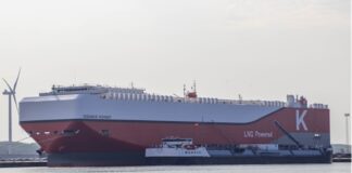 "K" LINE Bio-LNG Bunkering Car Carrier