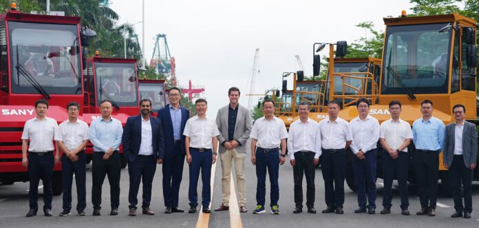 APM Terminals SANY Marine Electric Tractors