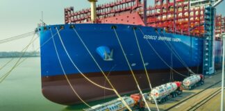 COSCO SHIPPING First Homegrown Methanol-Dual Fuel Ship