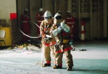 “K” LINE Fire Response Drill Laem Chabang Port
