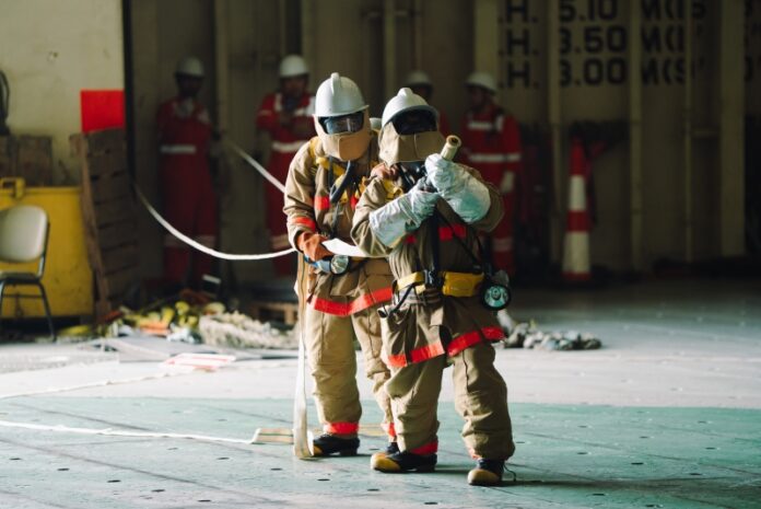 250728-2 “K” LINE Fire Response Drill Laem Chabang Port