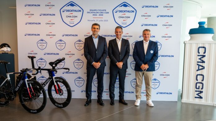 DECATHLON CMA CGM Co-Sponsor Professional Cycling Team