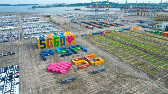 PSA Singapore SG60 Container Display Historic Terminal