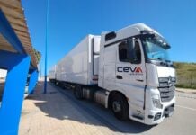 CEVA Logistics Avolta Sustainable Road Transport Duo Trailers