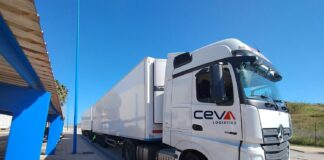 CEVA Logistics Avolta Sustainable Road Transport Duo Trailers