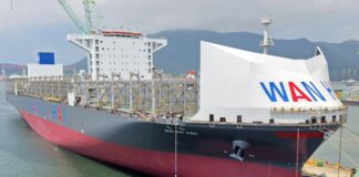Wan Hai Lines 13100 TEU Vessel WAN HAI A20 Geoje Shipyard