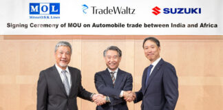 MOL TradeWaltz Suzuki MOU India-Africa Automobile Trade Collaboration