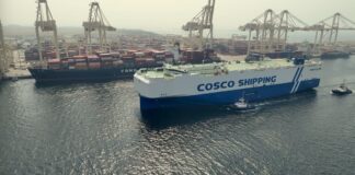 COSCO SHIPPING International Automotive Transshipment Service Chancay Port