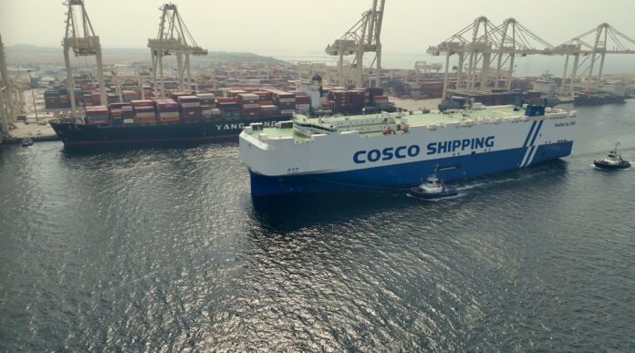 COSCO SHIPPING International Automotive Transshipment Service Chancay Port