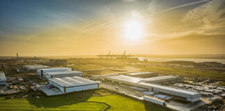 DP World Groundbreaking BOXBAY Empty Superstack London Gateway