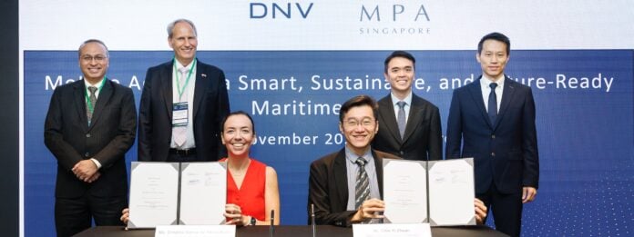 MPA DNV Partnership Smart Sustainable Maritime Sector