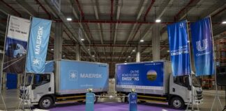 Maersk Unilever First Electric Van Decarbonizing Logistics Saudi Arabia