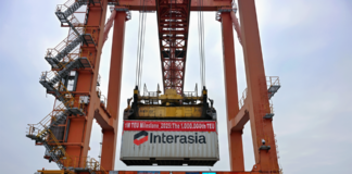Interasia Lines One Million TEU Milestone