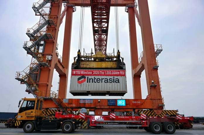 Interasia Lines One Million TEU Milestone