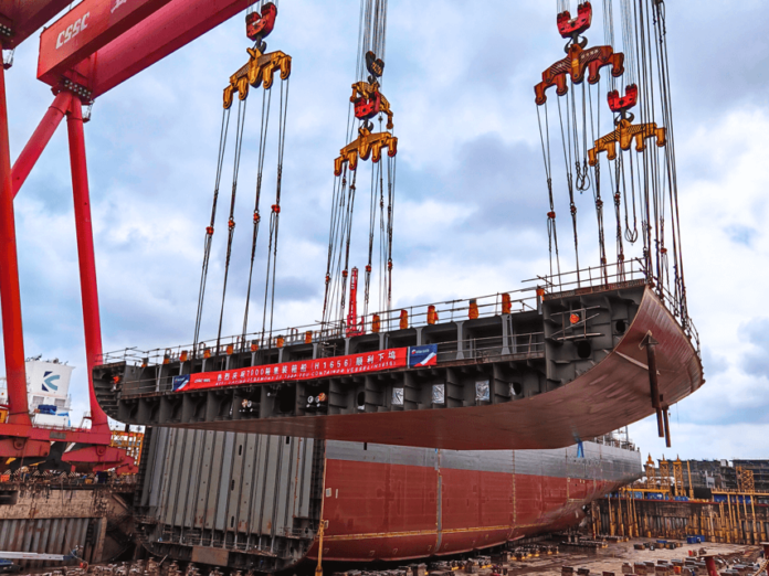 EIP_image_1770084527 Interasia Lines Milestone Keel Laying 7000 TEU Newbuild