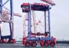 HHLA Hybrid Straddle Carriers Konecranes Hamburg Terminal