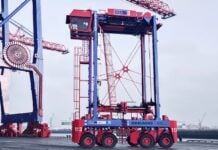 HHLA Hybrid Straddle Carriers Konecranes Hamburg Terminal