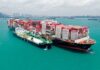 Yang Ming "YM Willpower" Historic First LNG Bunkering Singapore