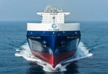 TS Lines Fleet Naming Delivery 7000 TEU TS Kelang