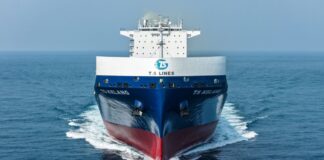 TS Lines Fleet Naming Delivery 7000 TEU TS Kelang