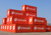 Interasia Lines Red Container Branding