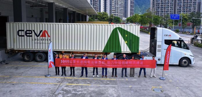 CEVA Logistics Lenovo Advance Green Trade China–Kazakhstan Electric Truck Pilot