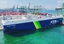 NYK Autonomous-Capable Car Carrier Elder Leader Technological Trials Singapore